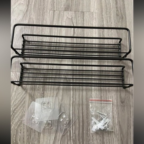 2 Piece Black Spice Rack - Picture 2 of 2